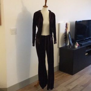 Juicy Couture Chestnut Jumpsuit with chiffon